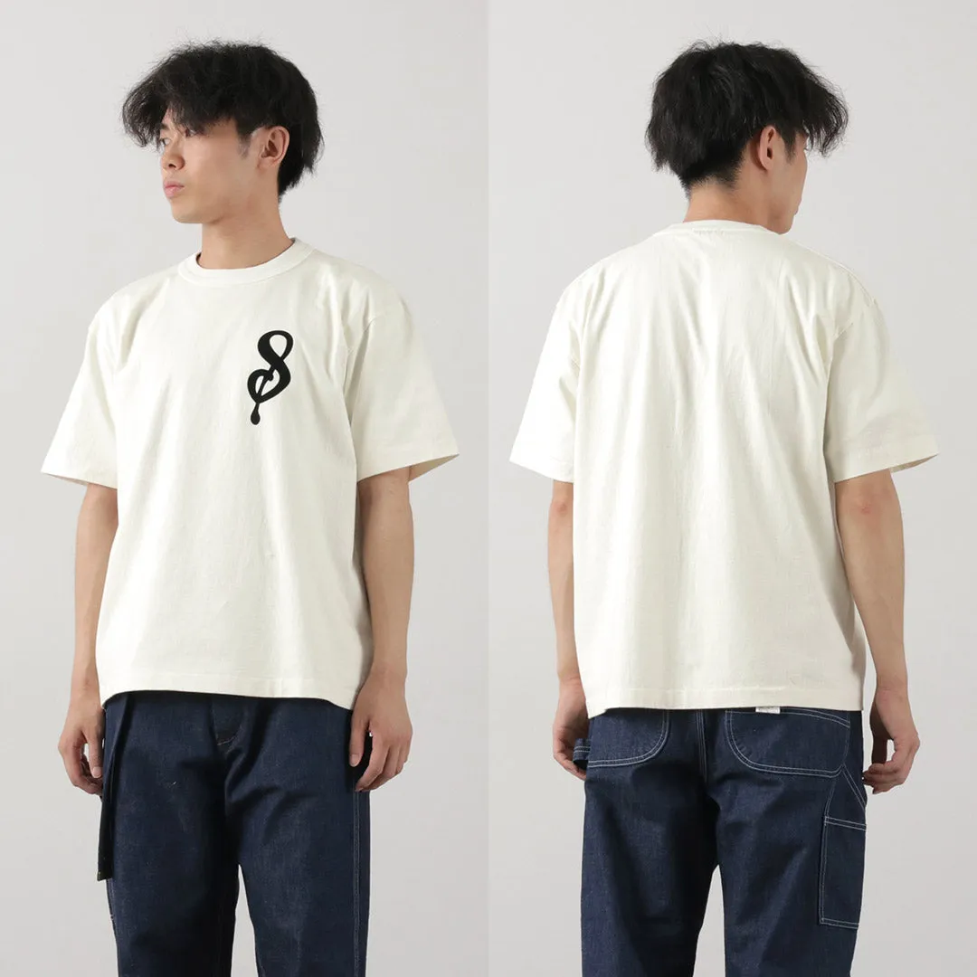A.G.Spalding ＆ Bros / 14 / Jersey Letter Camiseta de manga corta S Logo