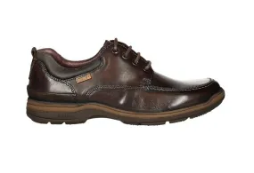 Blucher Piel Marron Bordon Cuello Acolchado Grabado