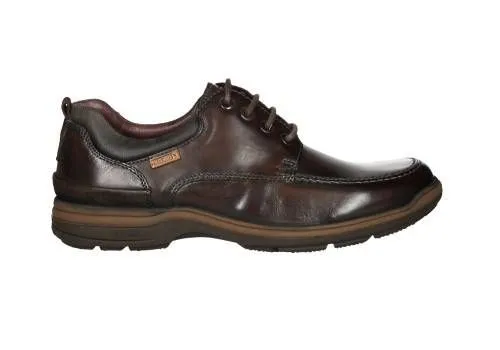 Blucher Piel Marron Bordon Cuello Acolchado Grabado