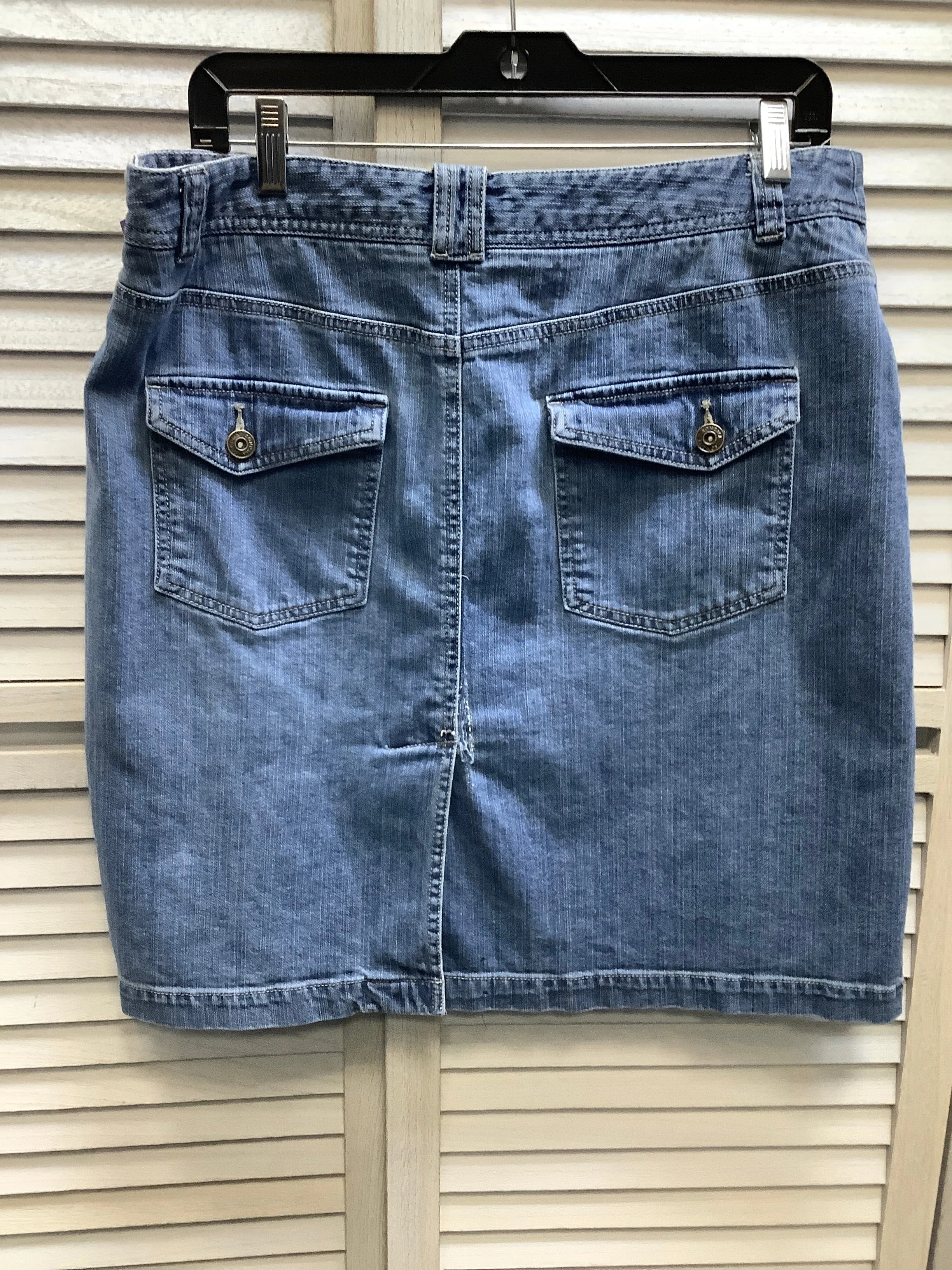 Blue Denim Skirt Midi Sonoma, Size 14