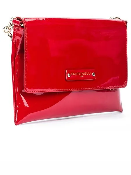 bolso martinelli  bbm-684 rojo para mujer