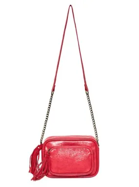 bolso pepe jeans moira fucsia para mujer