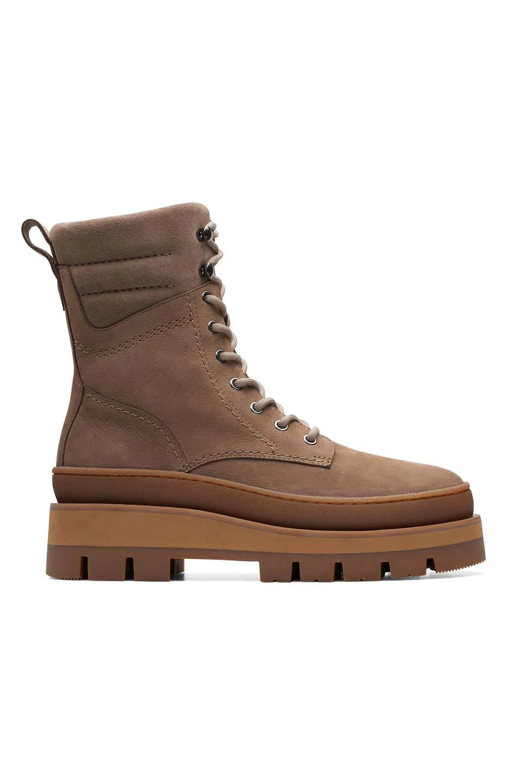 botin de mujer clarks orianna2 hike pebble