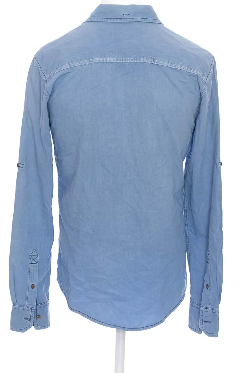 Camisa color Azul - Pull &amp; Bear