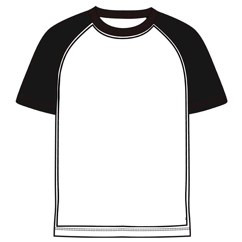 Camiseta combinada raglan poliéster - IMPRESIN FULL PRINT