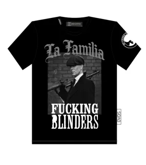 Camiseta OVDS - LA FAMILIA BLINDERS NEGRO