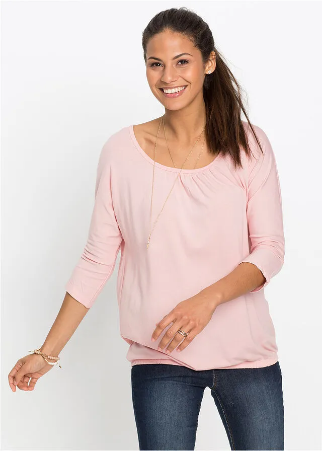 Camiseta oversize rosa viejo