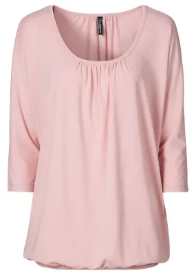 Camiseta oversize rosa viejo