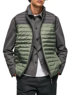 Chaleco Pepe Jeans Connel Gillet Washed Verde