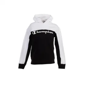 Champion  Sudadera Blanco y Negro NIña. 403947 KK001.