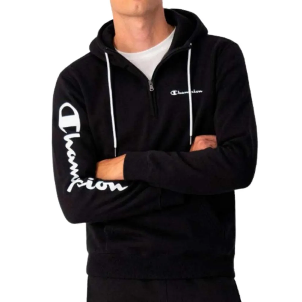 CHAMPION Sudadera Hombre Half Zip 217930. KK001 Negro