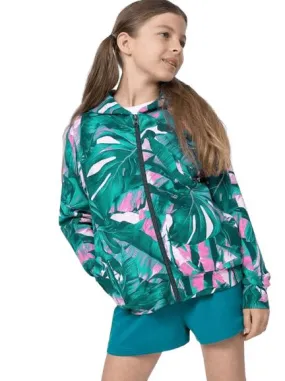 Chaqueta con Capucha Niña 4F Sweatshirt F278. Multicolor