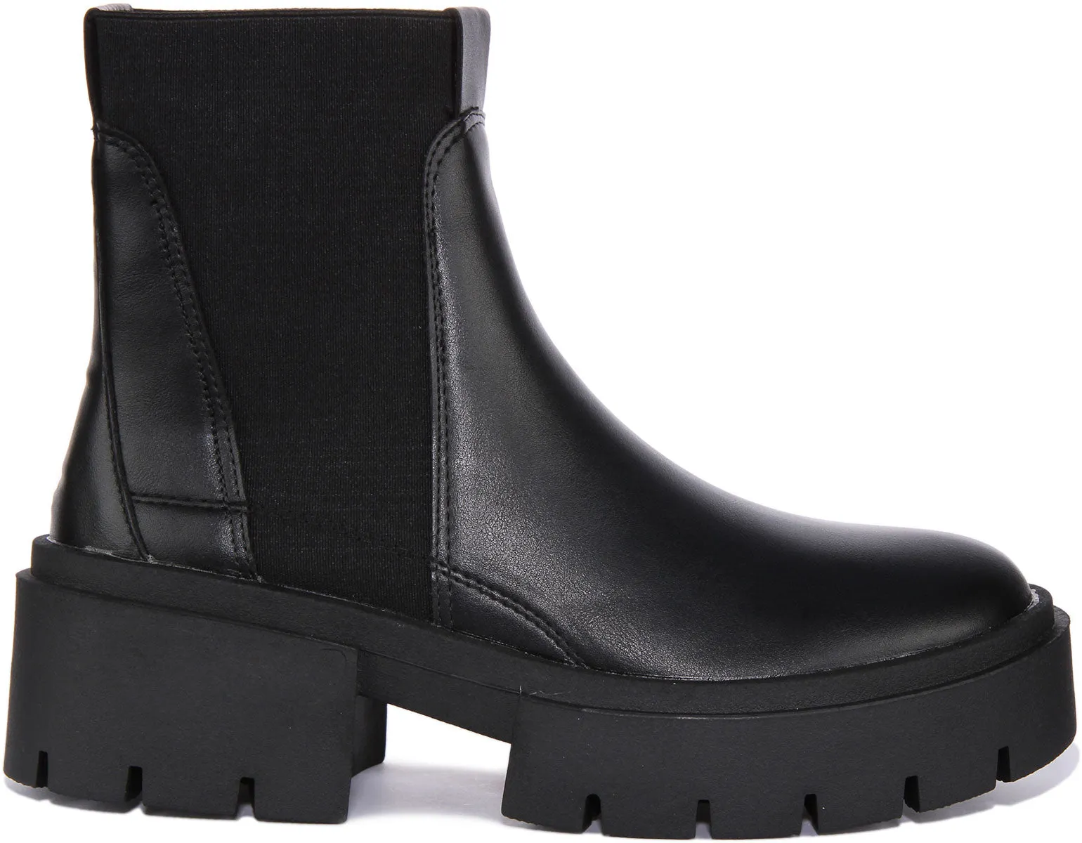 City Shoes W Brazil100 Bota corta estilo ancho para mujer en negro