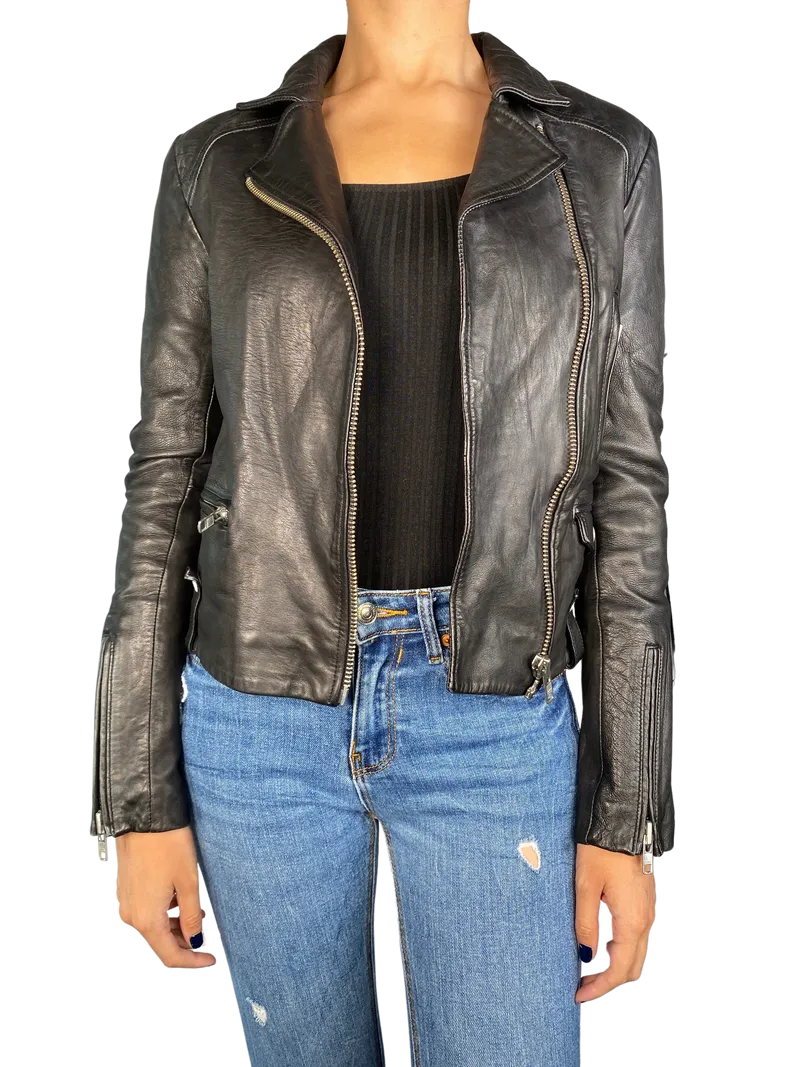 DOMA Chaqueta Biker Cuero