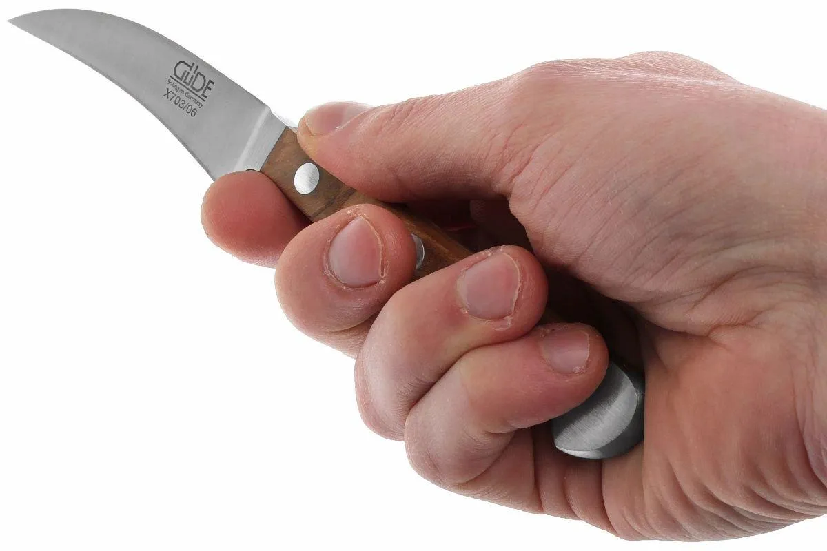 Güde Alpha Olive Bird's beak cuchillo curvo, X703/06