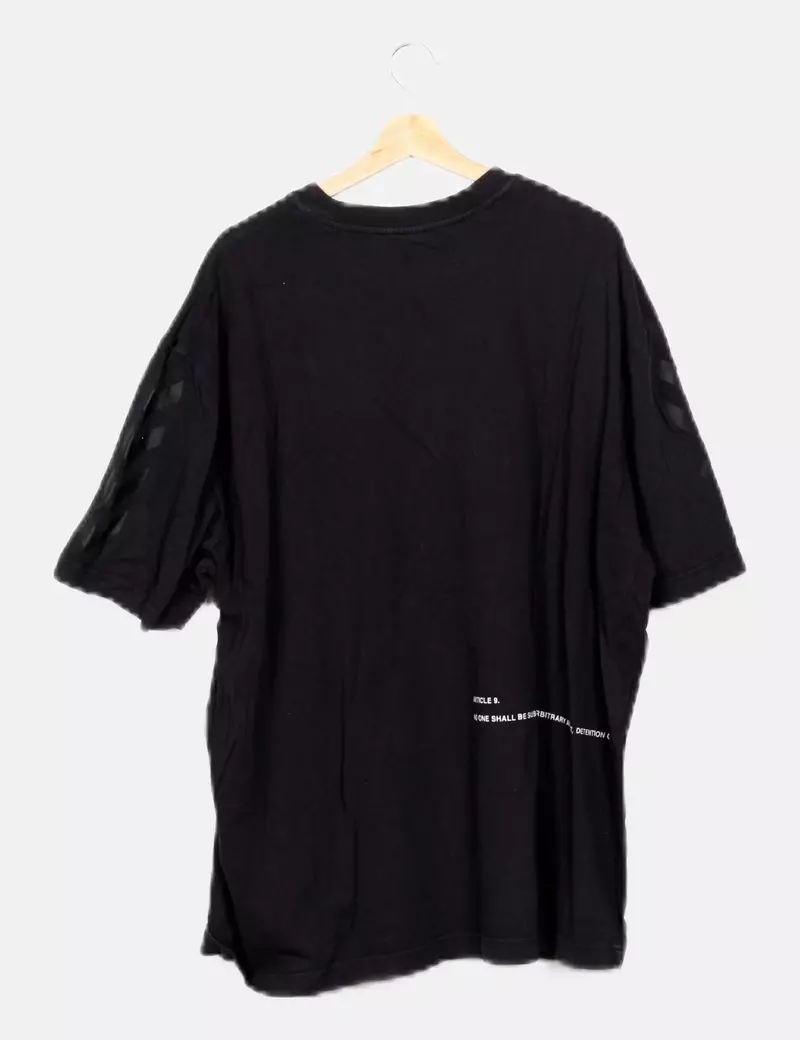 Hummel Camiseta oversize negra