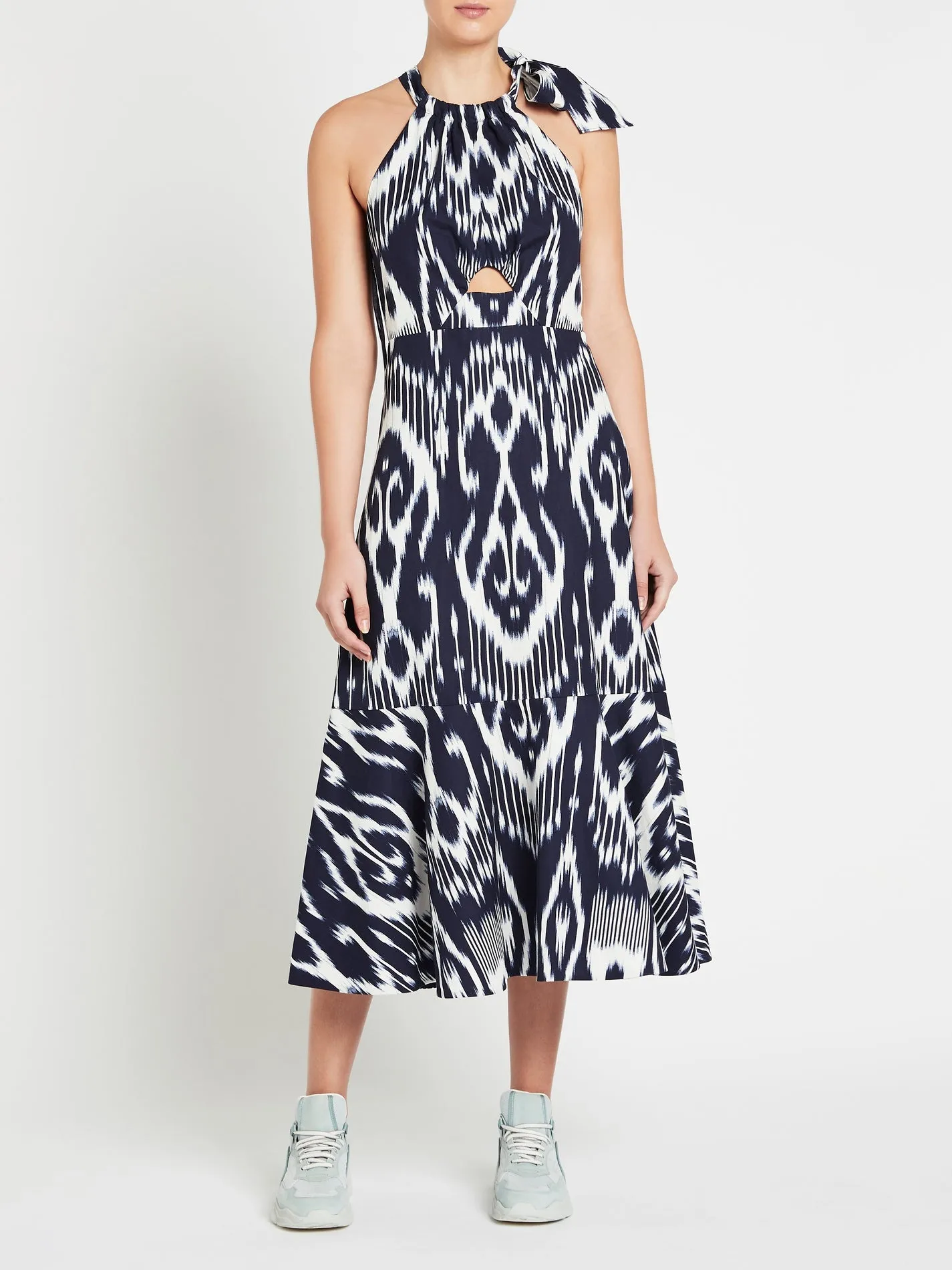 Ikat Linen Dress