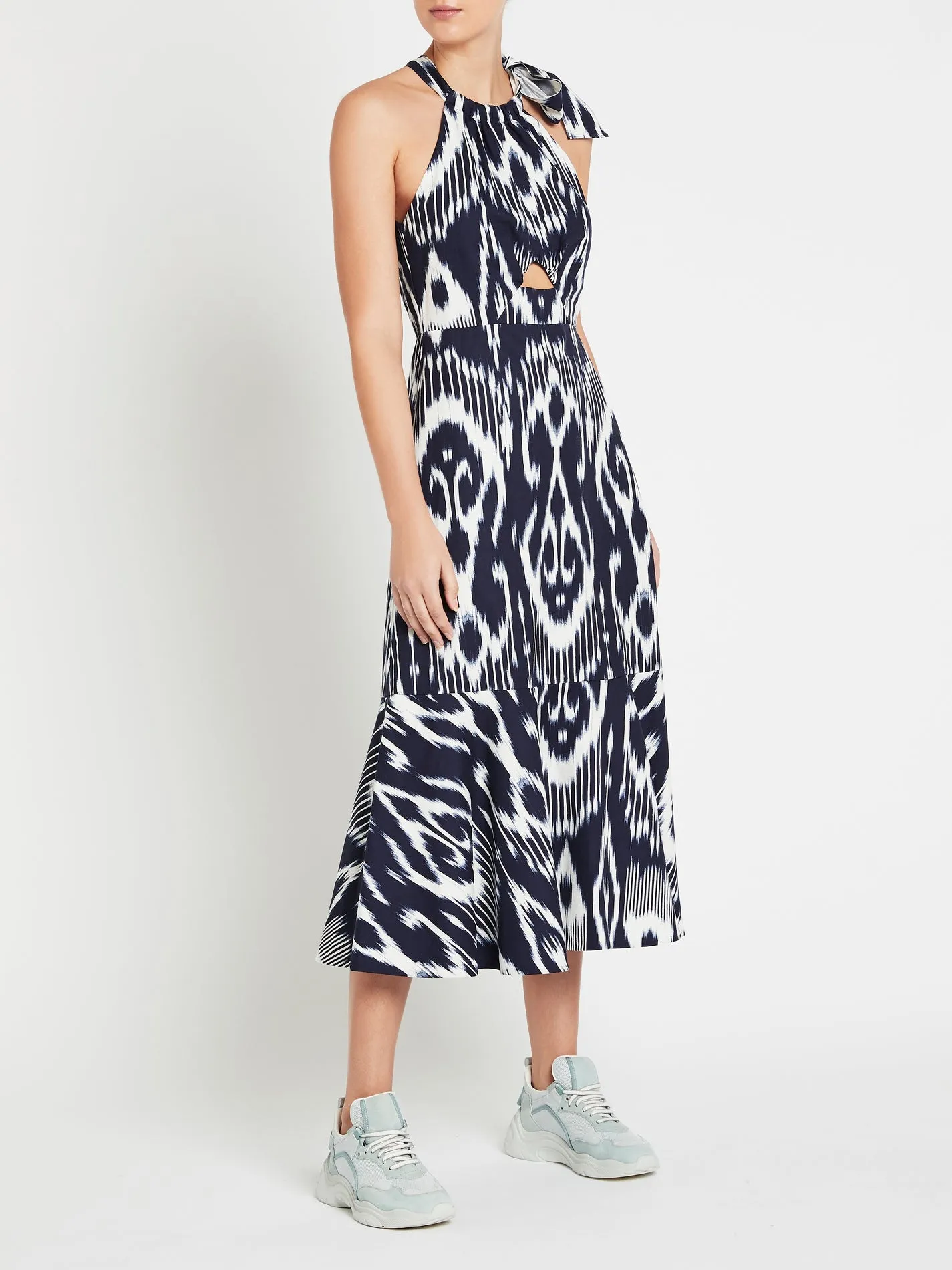 Ikat Linen Dress