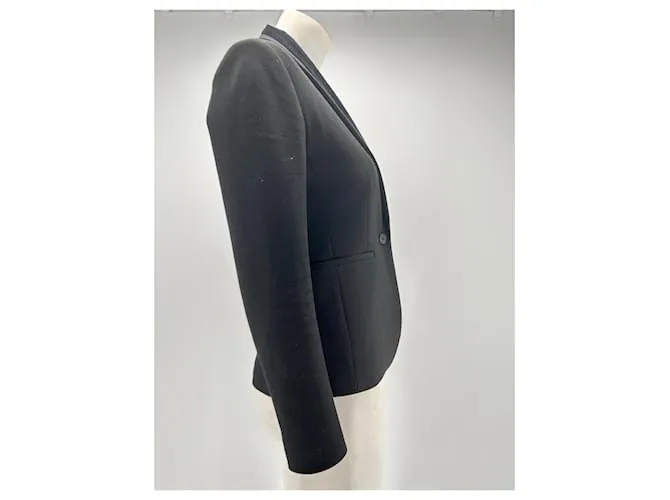 MAJE Chaquetas T.fr 36 poliéster Negro 