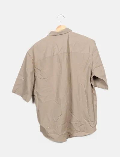 ONLY & SONS Camisa beige oversize