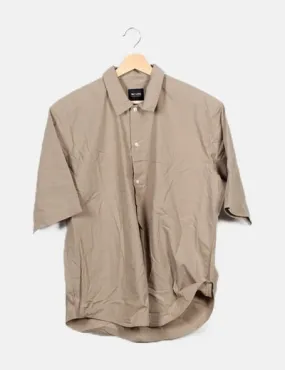 ONLY & SONS Camisa beige oversize