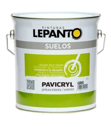 Pintura para suelos Lepanto - rojo óxido satinado 16l