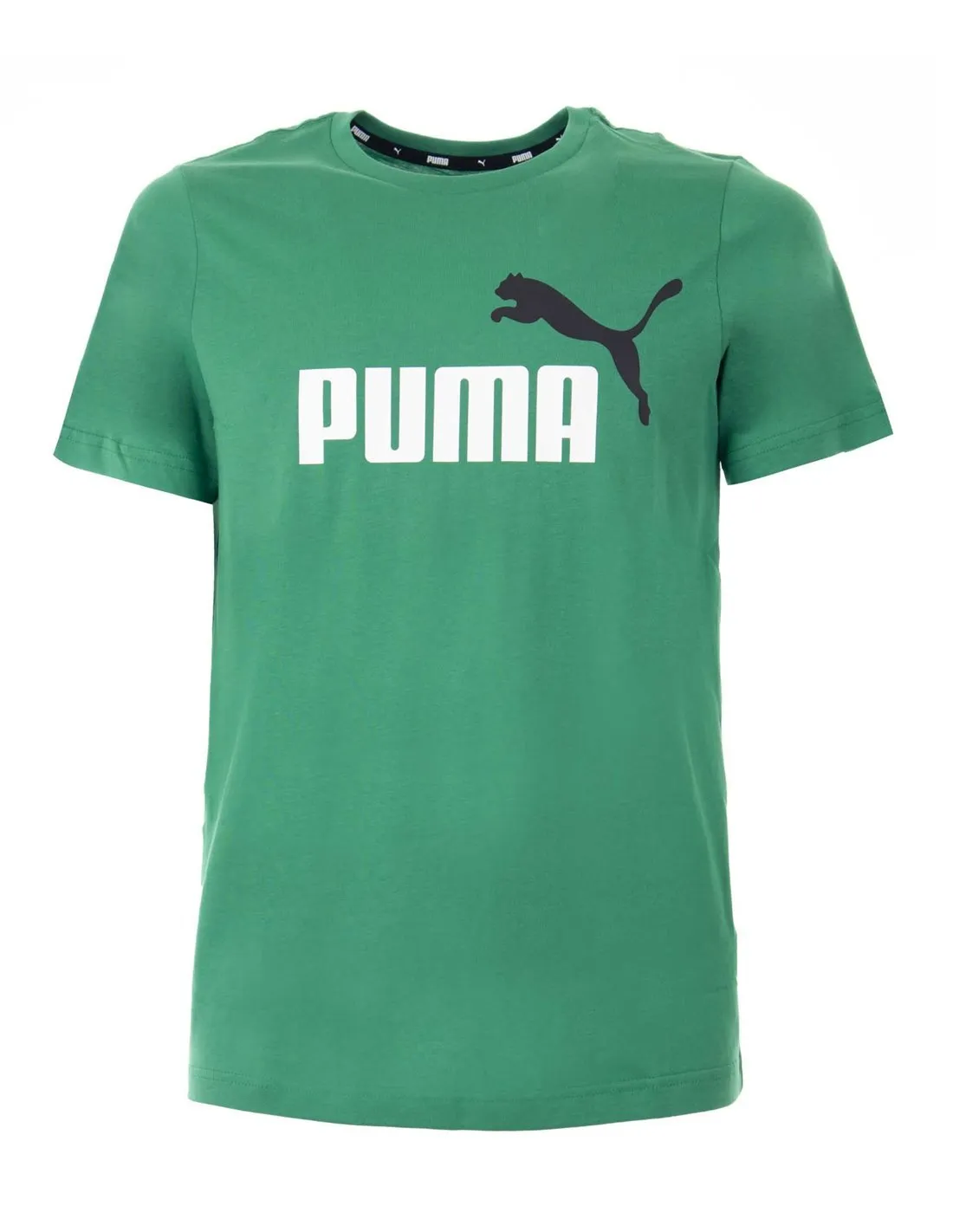 PUMA - Camiseta verde Essentials+ 2 Col Logo 586759 86 Hombre