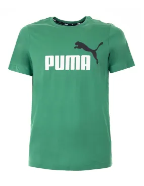 PUMA - Camiseta verde Essentials+ 2 Col Logo 586759 86 Hombre