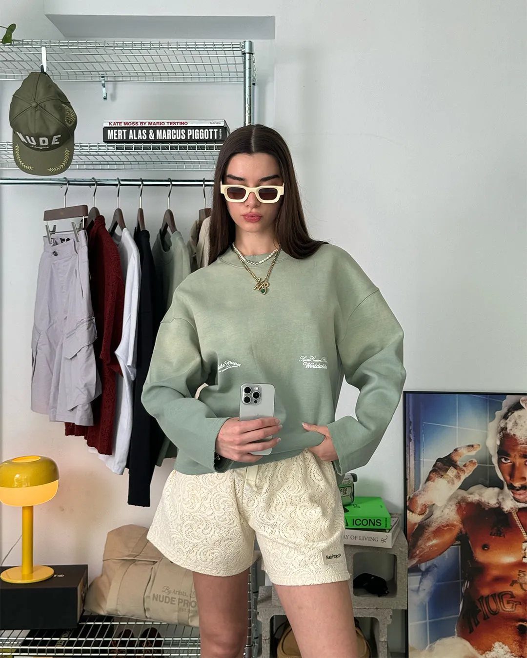 ROMANTICA SHORTS MARSHMALLOW