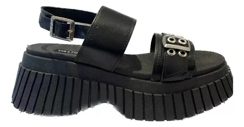 Sandalias Altas Mujer Doble Faja Cómoda Liviana Moda Art-860