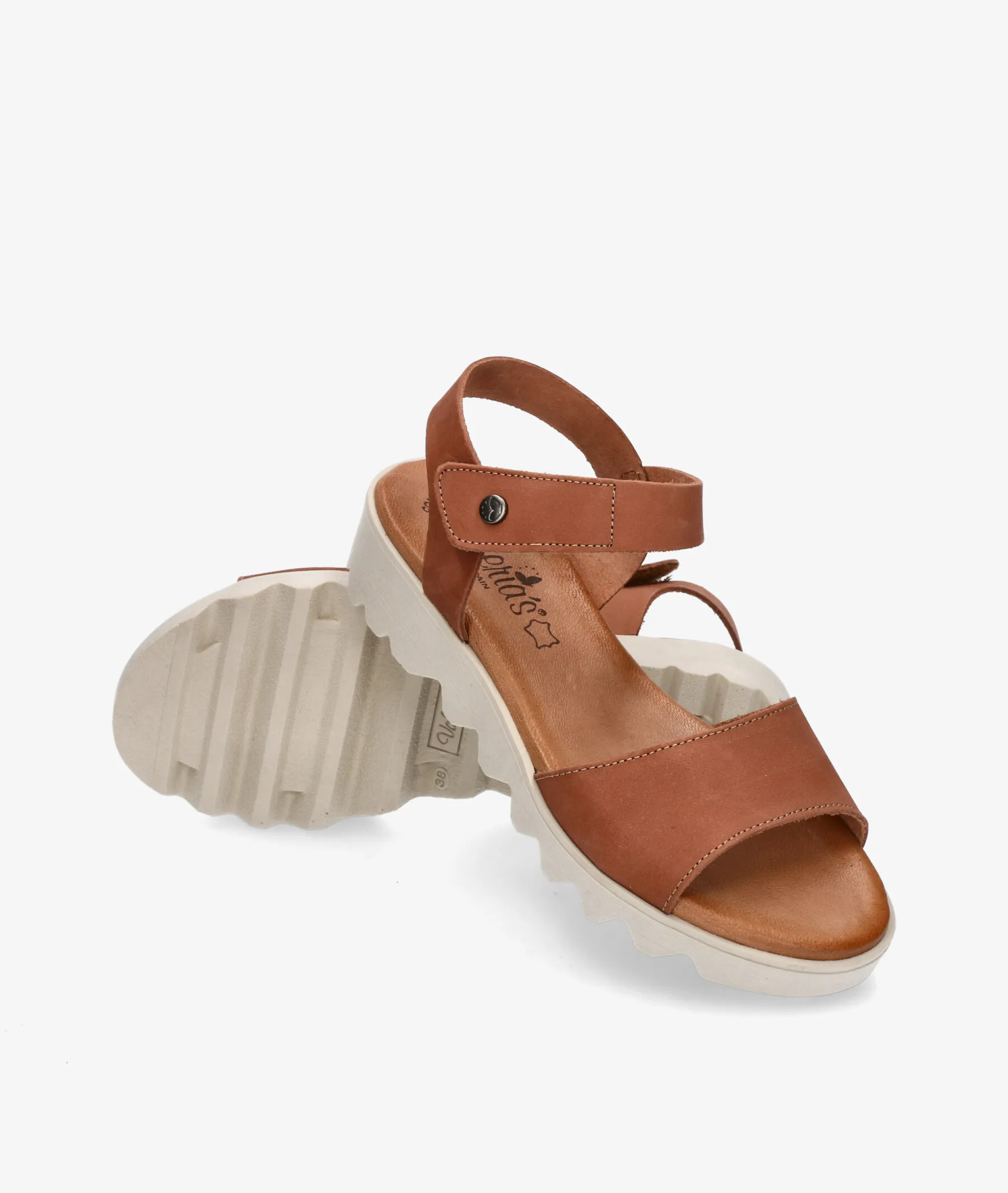 Sandalias Valeria´s  7144 en nobuck cuero 