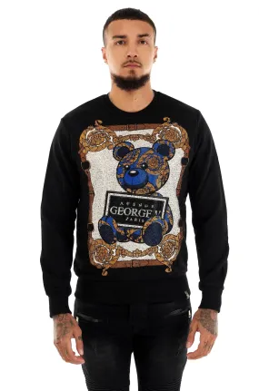 Sudadera GEORGE V - GV2324 BLK/SAX