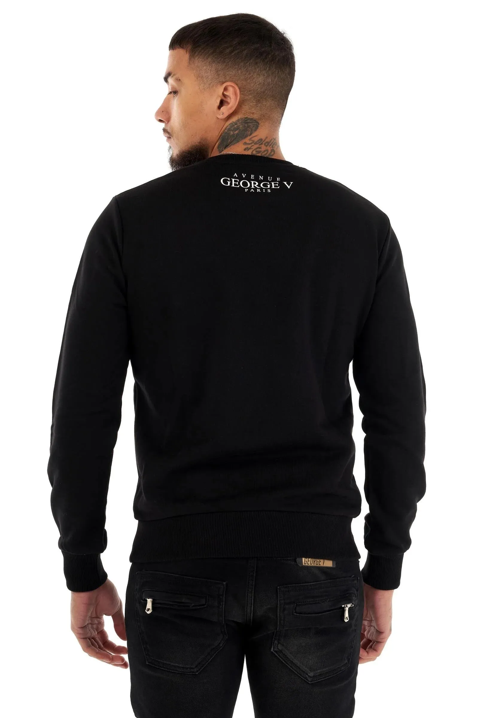 Sudadera GEORGE V - GV2324 BLK/SAX