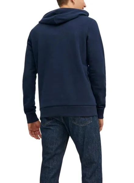 Sudadera JAck And Jones Logo Maxi Marina Hombre