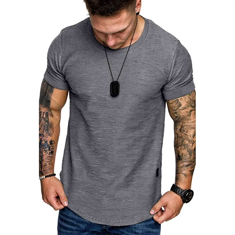 T-shirt Manga Corta Cotton Para Hombre