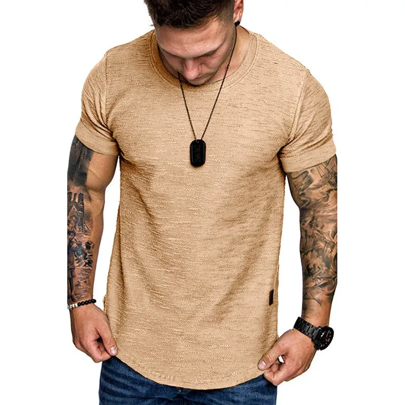 T-shirt Manga Corta Cotton Para Hombre