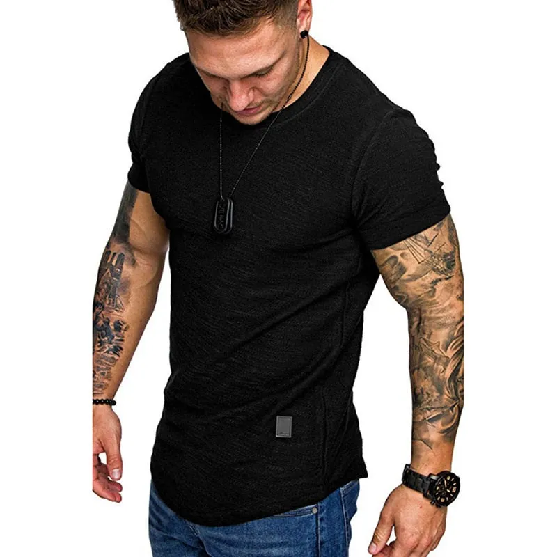 T-shirt Manga Corta Cotton Para Hombre