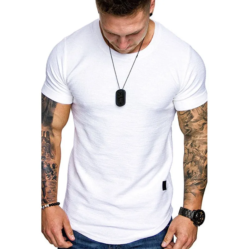 T-shirt Manga Corta Cotton Para Hombre