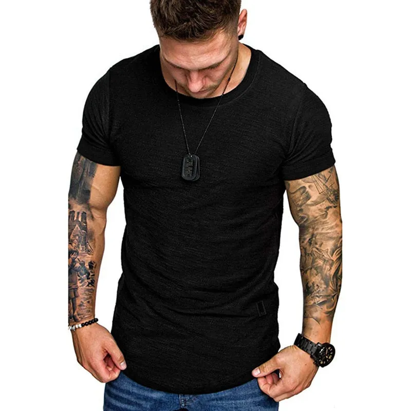 T-shirt Manga Corta Cotton Para Hombre