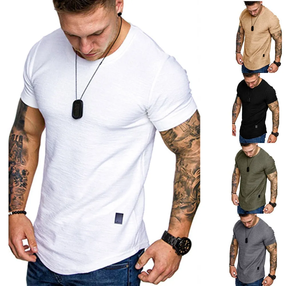 T-shirt Manga Corta Cotton Para Hombre