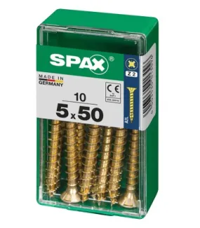 Tornillo cp yellox SPAX S 5x50mm BL.10 UD