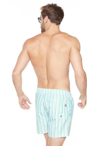 TRAJE DE BAÑO ULTRALIGHT AQUA STRIPE CON RAYAS