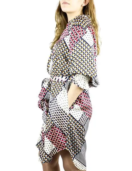 vestido anonyme designers  oversize  foulard denise