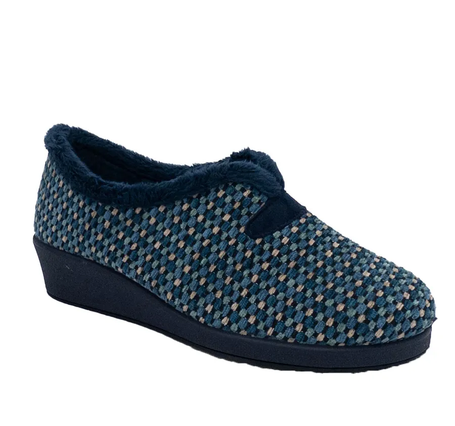 ZAPATILLA GARZÓN 1325.502 CASA DE MUJER CÓMODA PANTUFLA ABERTURA DUMBRIA MARINO 28652
