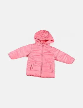 Zybaby outwear Anorak acolchado rosa con capucha